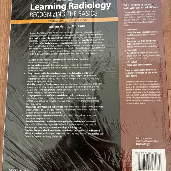 Learning Radiology : Recognizing the Basics (with STUDENT CONSULT Online Access) - Picture 2 of 2